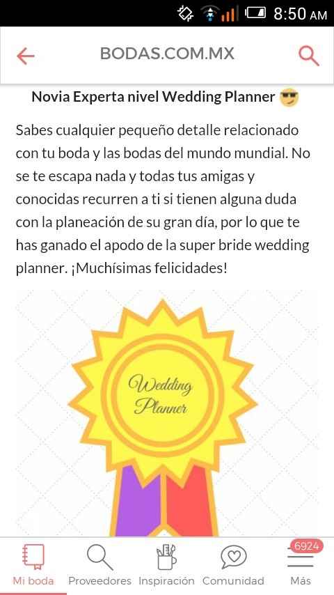 Mi nivel de boda es weeding planer. nelly - 1