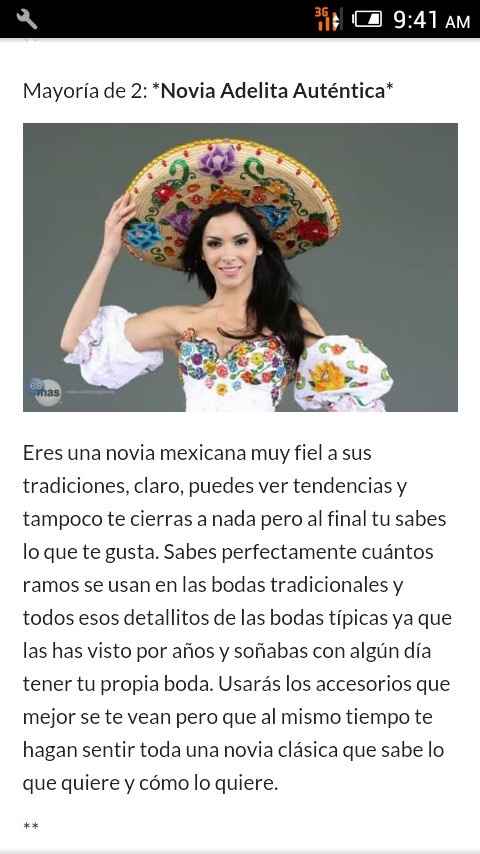 Soy una novia adelita auténtica. - 1