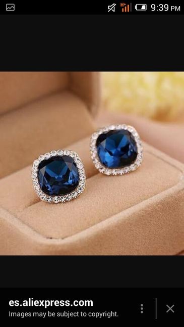 Tu algo azul aretes - 7
