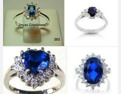 Azul. anillos - 2