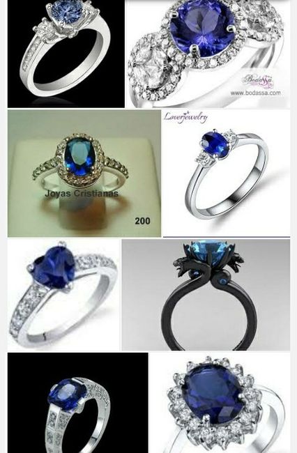 Azul. anillos - 3