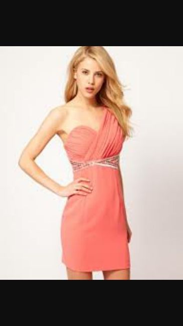 Coral vestidos para damas - 11