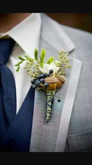 Blanco boutonniere para ellos - 5