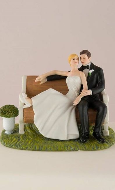 Cake topper románticos. - 4