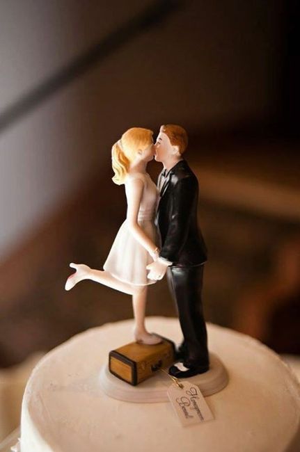 Cake topper románticos. - 6