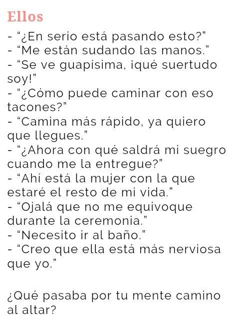 Lo que no dejas de pensar el día d tu boda - 2
