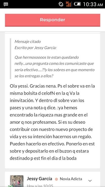 Hciendo sobres. p la boda. - 1