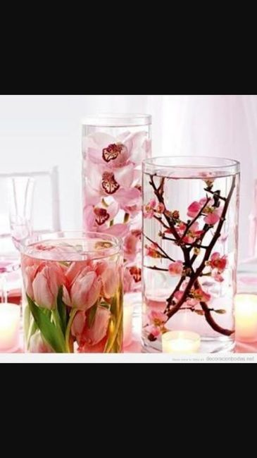 Octubre rosa. centros de mesa - 5