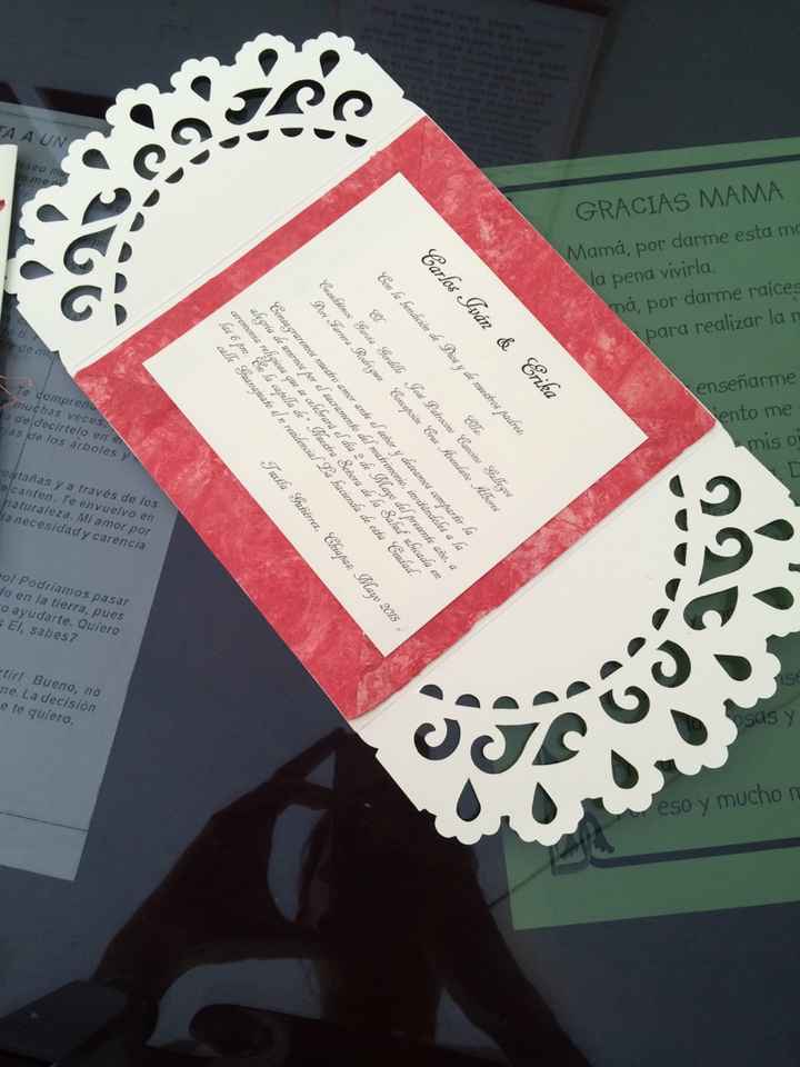 Avances a 42 días! (a punto de bridezilla) mis invitaciones! - 2
