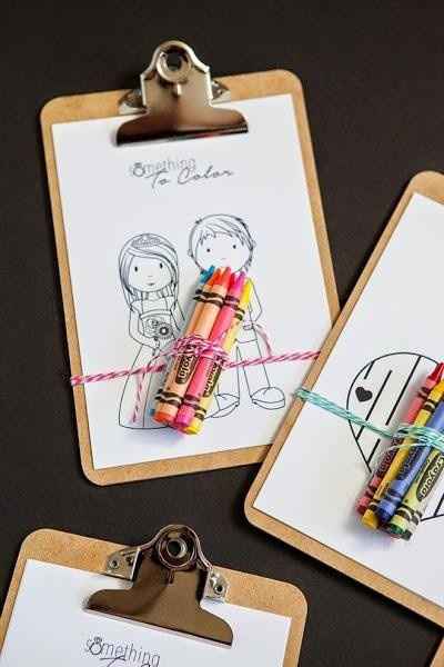 Colorea a los novios!