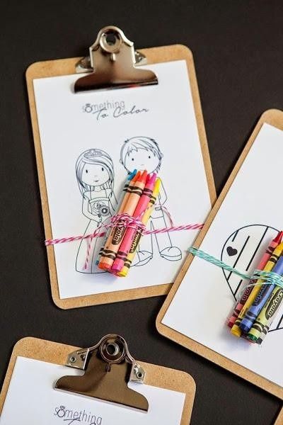 Colorea a los novios!