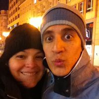 con frio!!! pero mucho amor