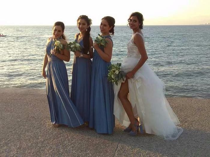 Vestidos de dama: dusty blue 31