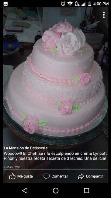 Eligiendo pastel para civil - 2