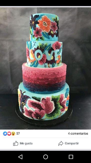 Pasteles con bordado mexicano - 2