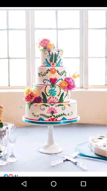 Pasteles con bordado mexicano - 3