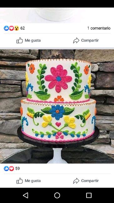 Pasteles con bordado mexicano - 7