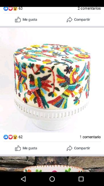 Pasteles con bordado mexicano - 8