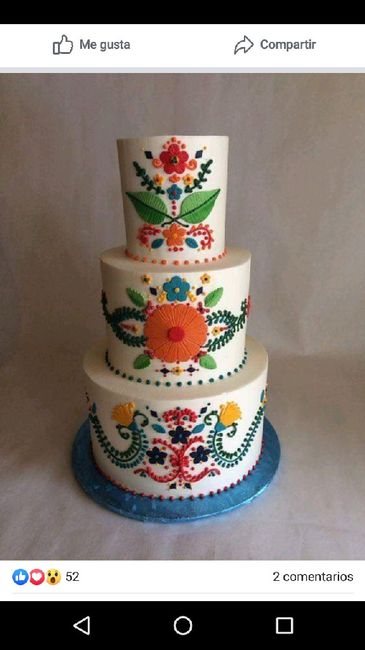 Pasteles con bordado mexicano - 9