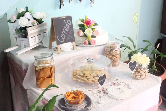 Mesa de honor, boda civil - 1