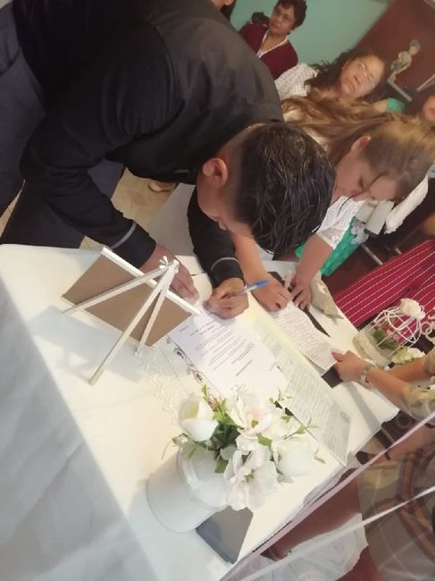 Mesa de honor, boda civil - 4