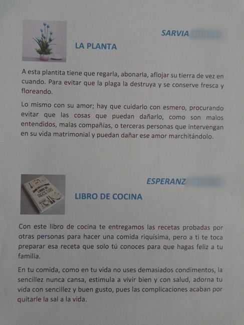 Lista de detalles para una despedida religiosa - 3