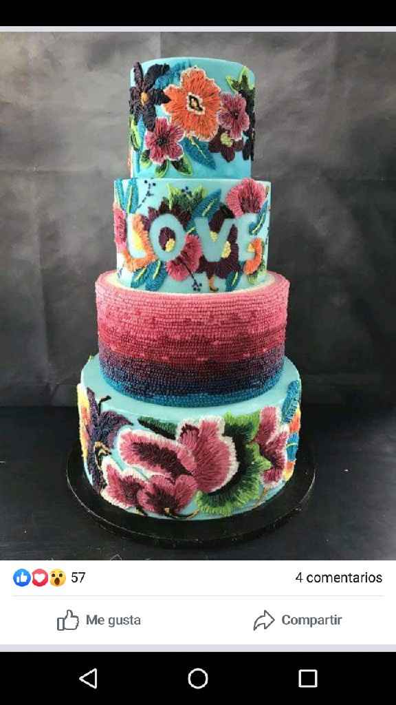 Pasteles con bordado mexicano - 2