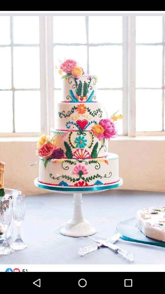 Pasteles con bordado mexicano - 3