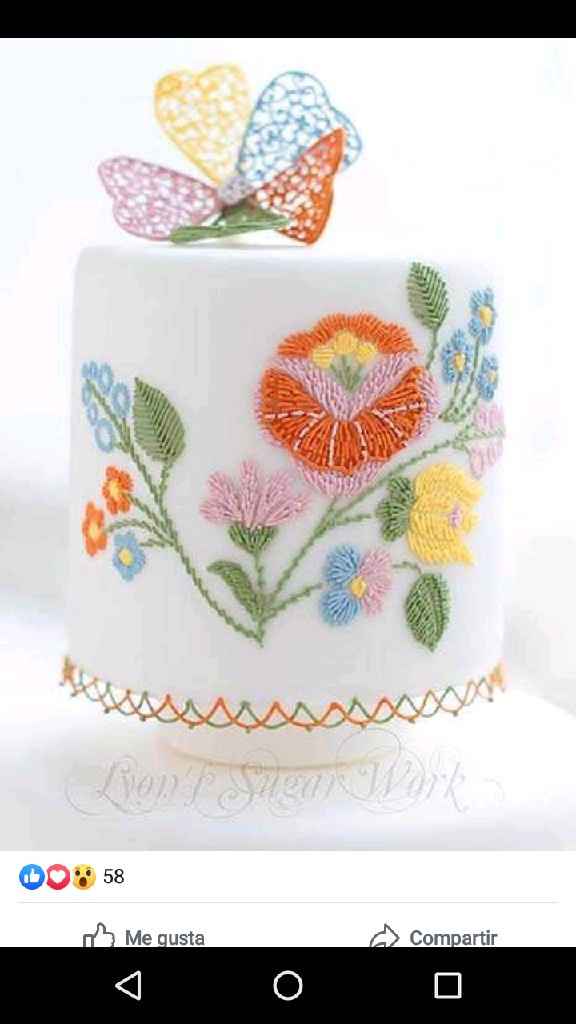 Pasteles con bordado mexicano - 6