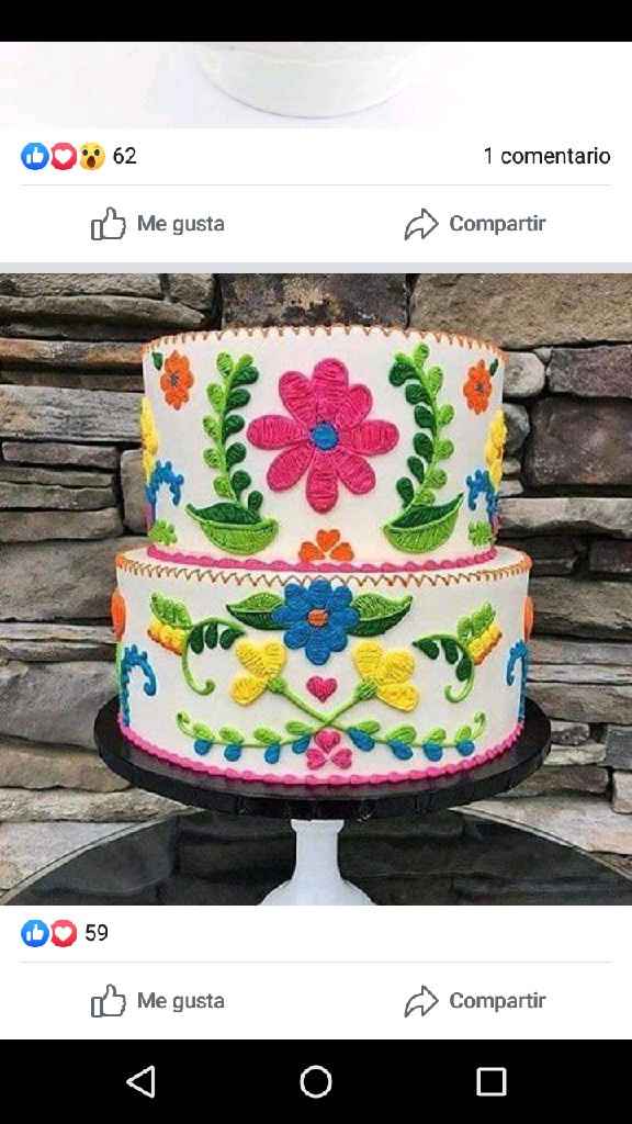 Pasteles con bordado mexicano - 7