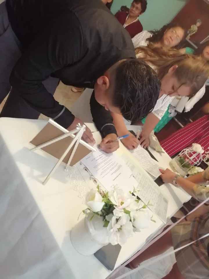 Mesa de honor, boda civil - 4