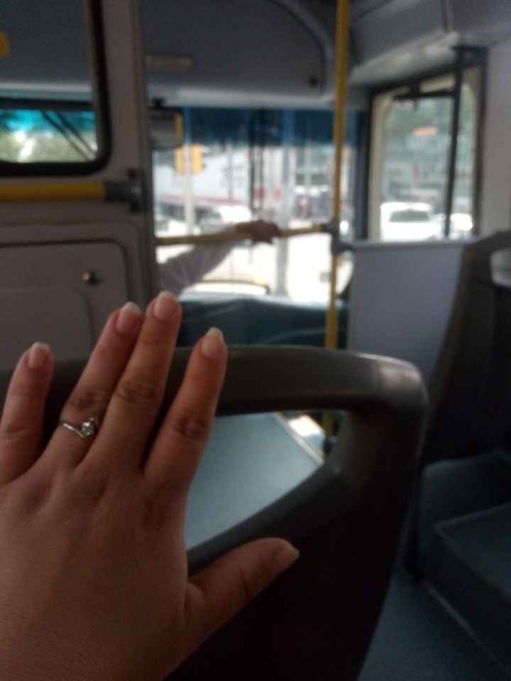Mi anillo en el transporte público - 1