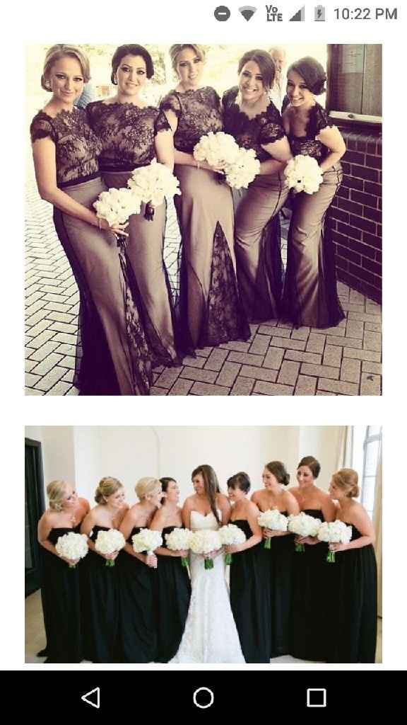 Color de las damas de honor - 1