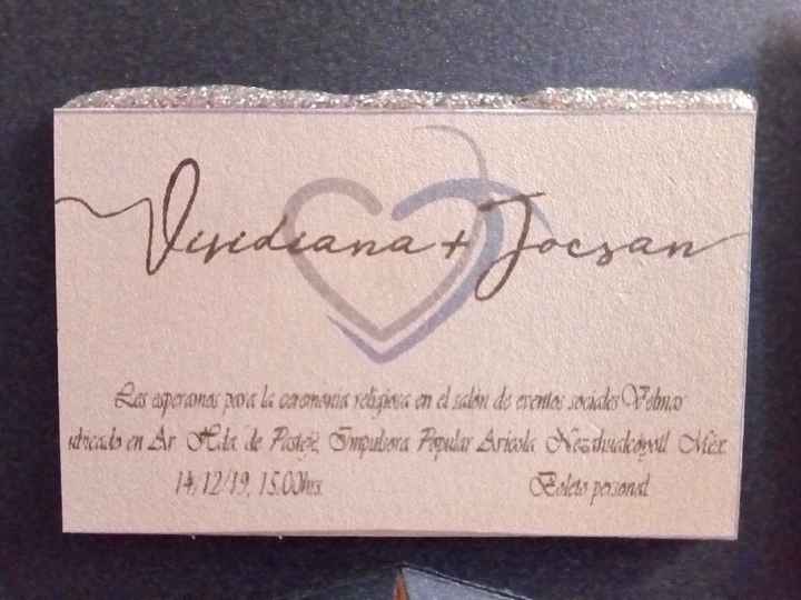 Ya tengo mis invitaciones!! 🙌😍 - 1