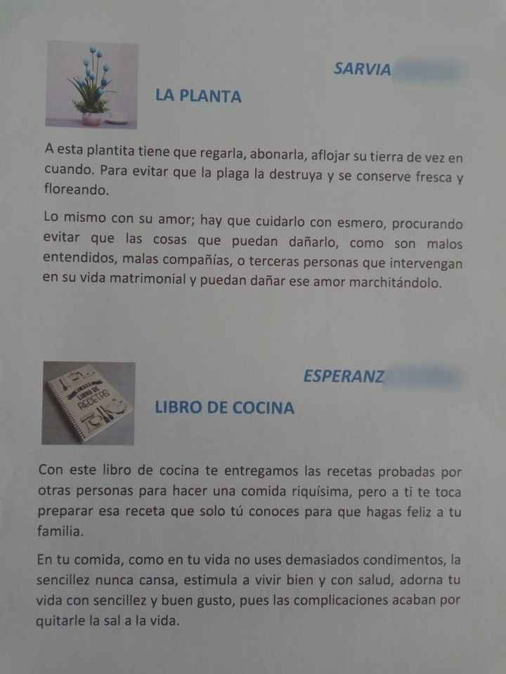 Lista de detalles para una despedida religiosa - 3