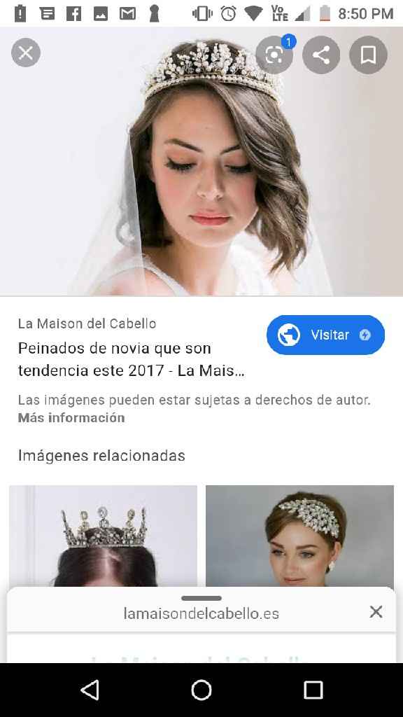 Peinados con tiara - 1