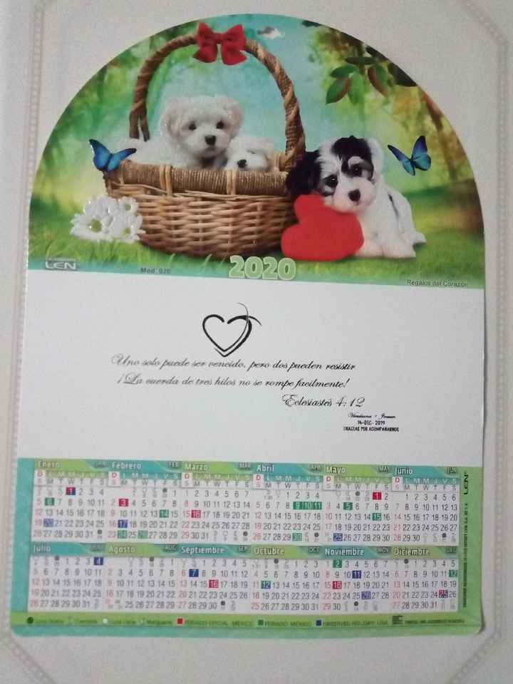 Calendarios personalizados como recuerdo - 1