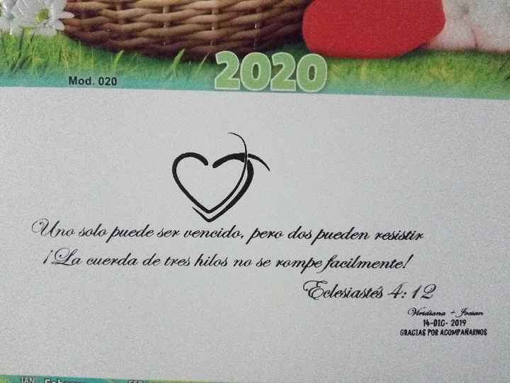 Calendarios personalizados como recuerdo - 2