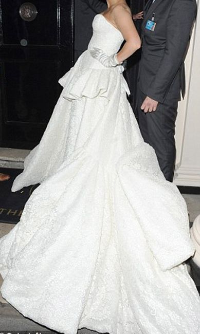Lady gaga Vestida de Novia