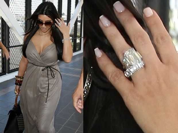 Feo anillo de Kim Kardashian