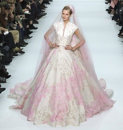 Vestido de Novia estampado floral