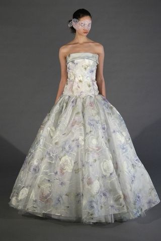 Vestido de Novia estampado floral