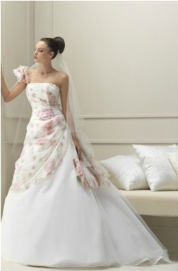 Vestido de Novia estampado floral