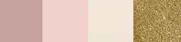 Palette de colores para mi boda
