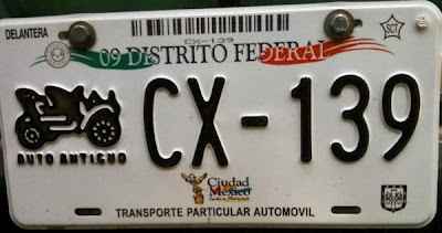 Placas de Auto antiguo