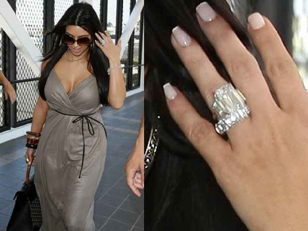 Feo anillo de Kim Kardashian