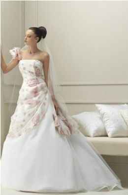 Vestido de Novia estampado floral