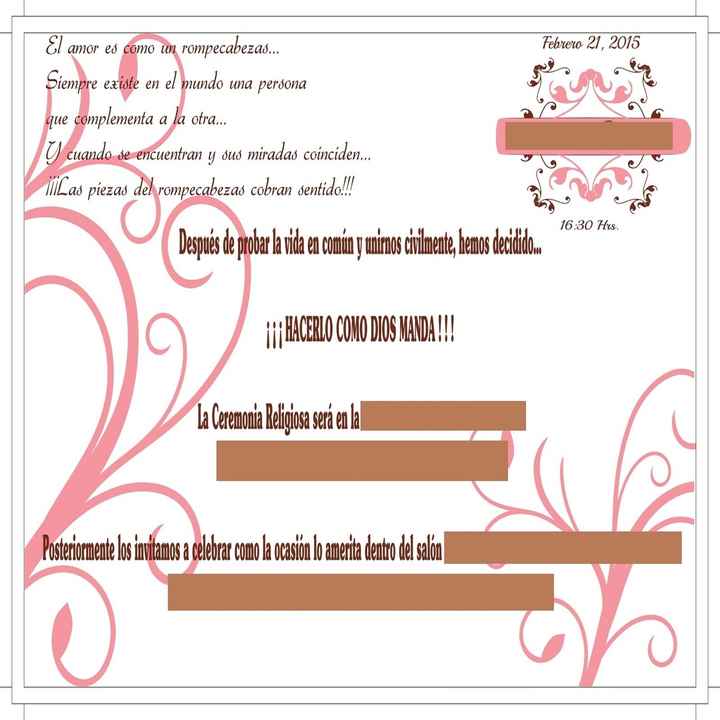 Invitaciones DIY