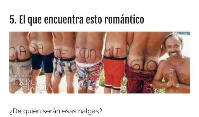 Pedidas de mano ( horribles) - 4