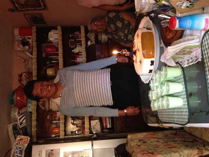 Festejando cumple de mi amor